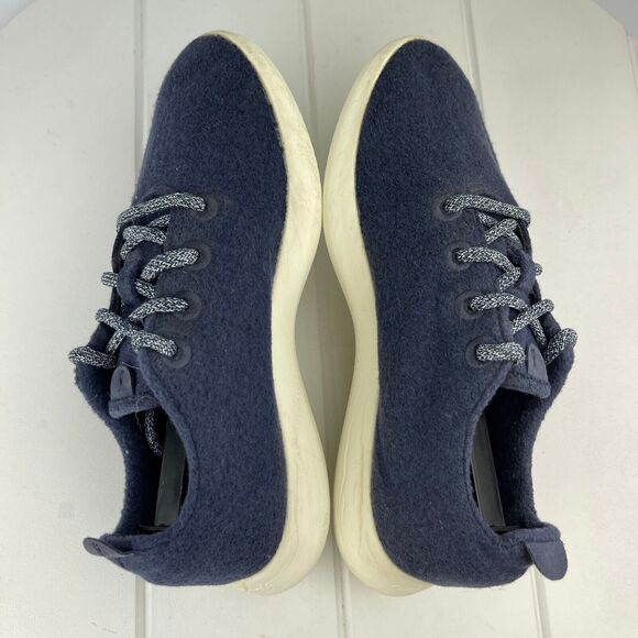 Allbirds Wool Runners Shoes Womens Size 8 Blue Lace Up Comfort Walking Sneakers - Picture 6 of 8